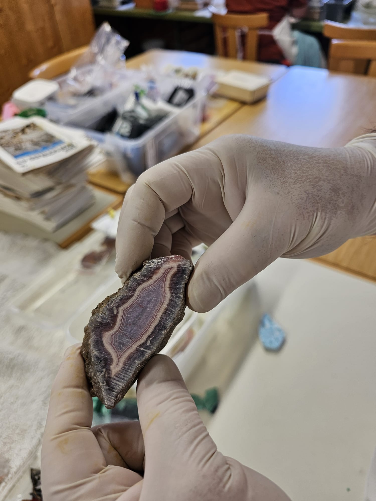 Schleifen von Steinen 4